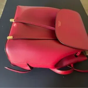 Ralph Lauren | Bags | Ralph Lauren Red Cow Leather Backpack 